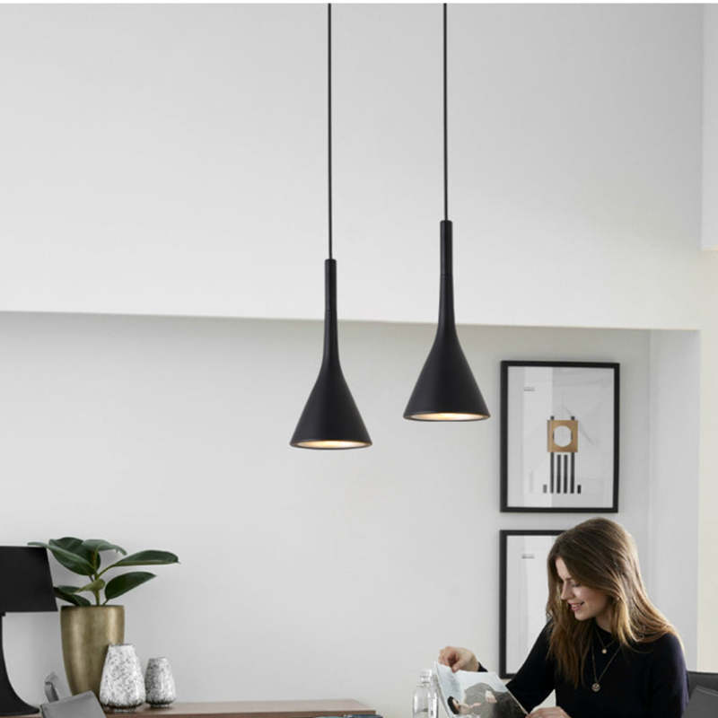 Valentina Modern Pendant Light, Triangle - Lamp Copper