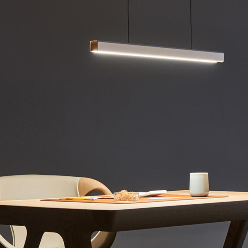 Orva Minimalist Classic Black & White Linear Pendant Light - Lamp Copper