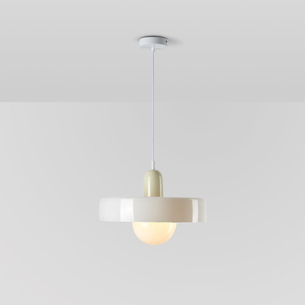 Jess Vintage Glass Pendant Light - Lamp Copper