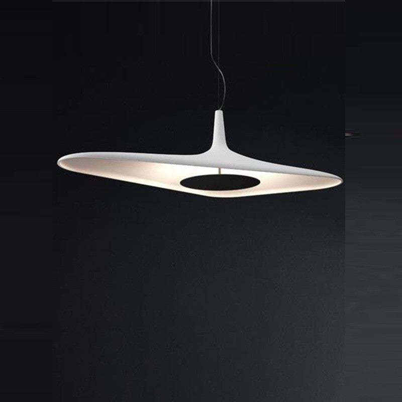 Arisha Modern Minimalist ResinCreative Pendant Light, Black/White - Lamp Copper