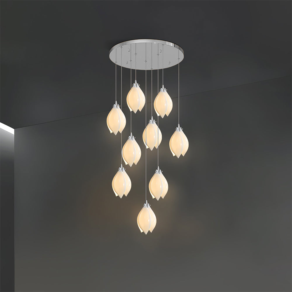 Olivia Luxury Metal Ceramic Pendant Light Living Room Bedroom - Lamp Copper