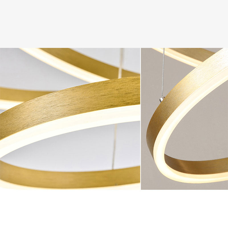 Remi Pendant Light Tir-Circle Liner - Lamp Copper