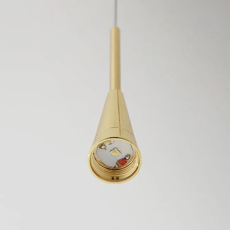 Teardrop Gold Pendant Light - Lamp Copper