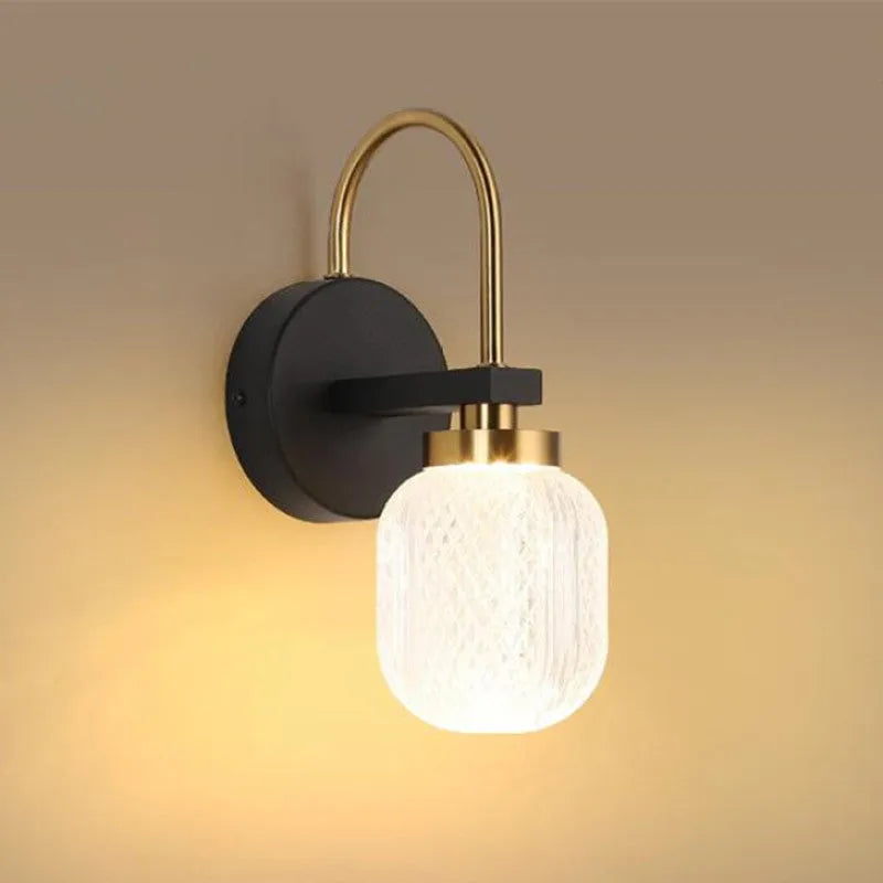 Ardo Modern Metal/Acrylic Wall Lamp, 2 Style - Lamp Copper