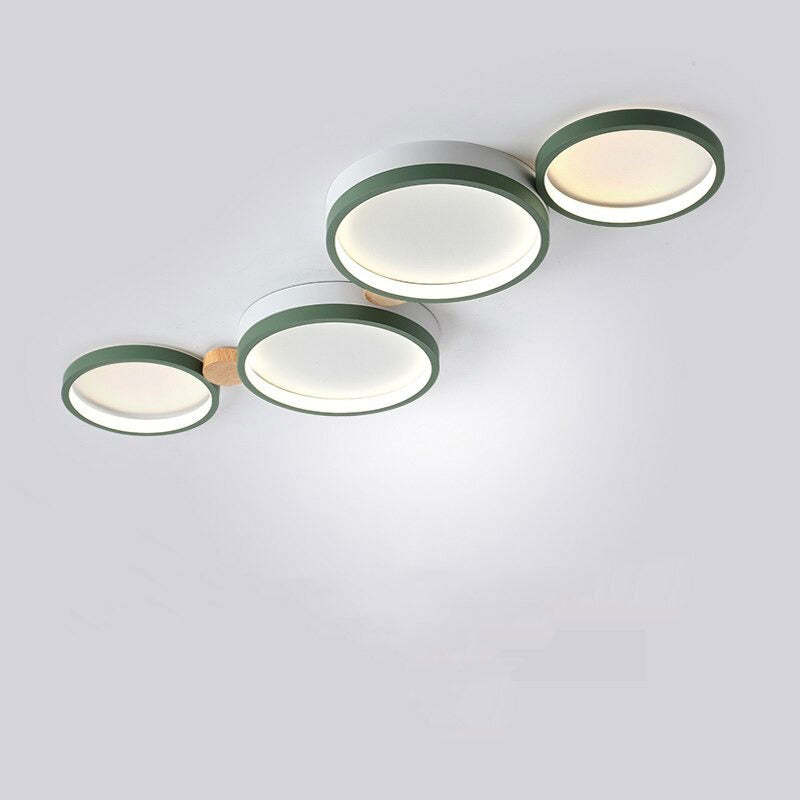 Arisha Round Flush Mount Ceiling Light 3 Colour 3/4/5/6/7 Heads - Lamp Copper