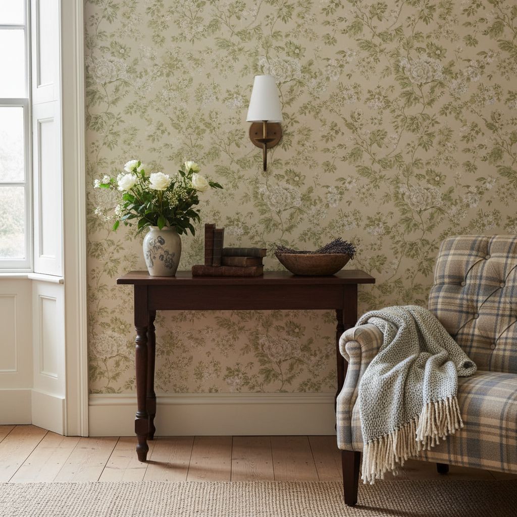 Disc Classic Wall Sconce White Linen Hallways