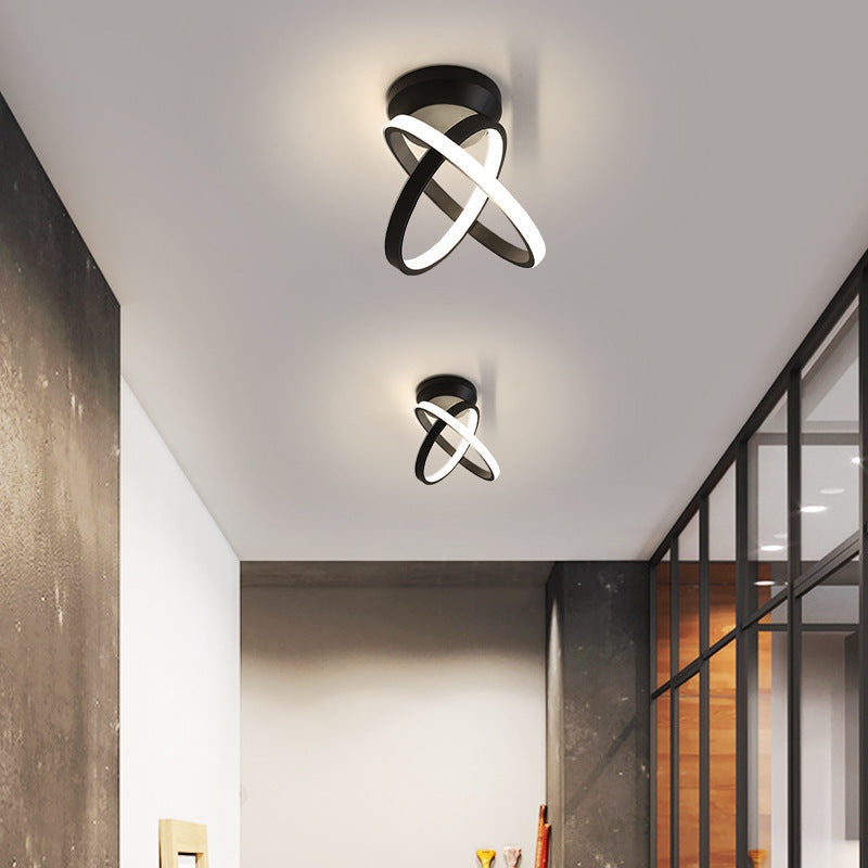 Arisha Modern Globe Ceiling Lamp LED Corridor Decorative Lamp - Lamp Copper