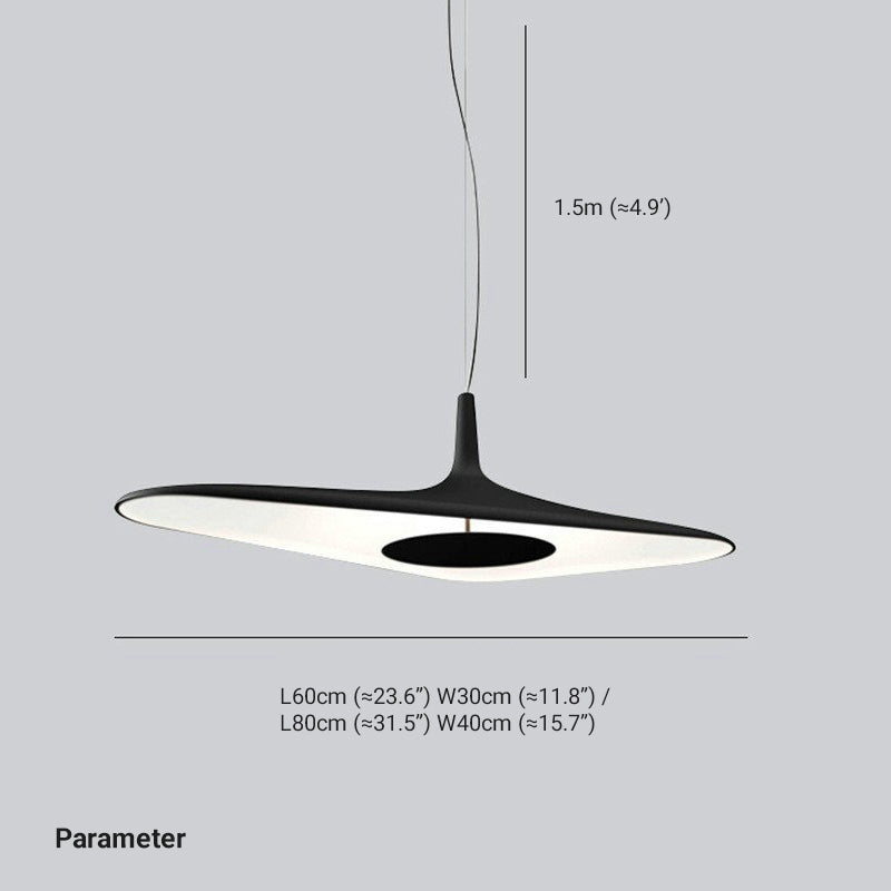 Arisha Modern Minimalist ResinCreative Pendant Light, Black/White - Lamp Copper