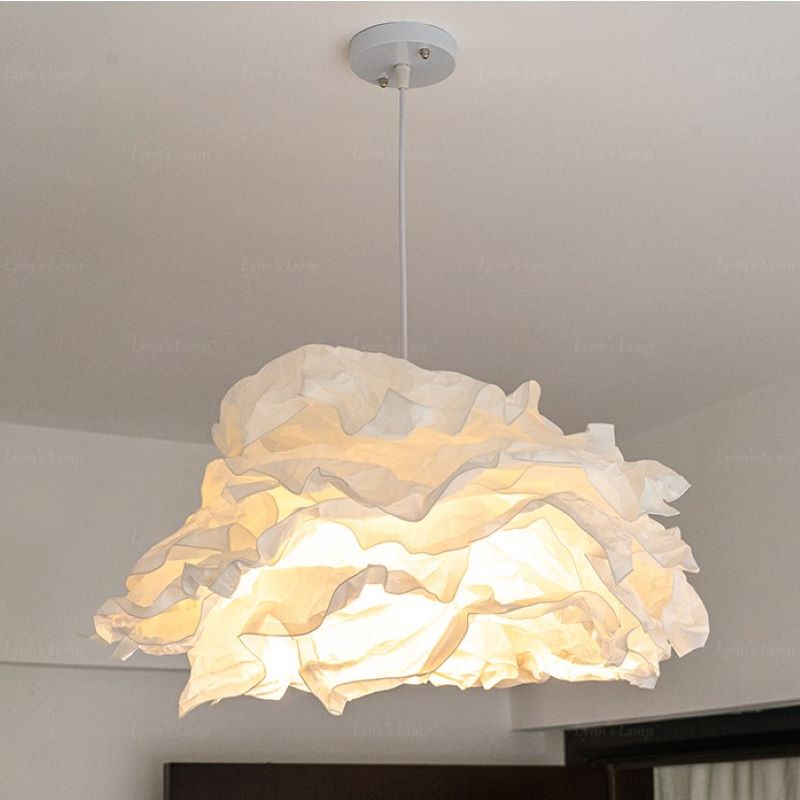 Ritta Pendant Light Wabi-sabi Cloud Paper - Lamp Copper