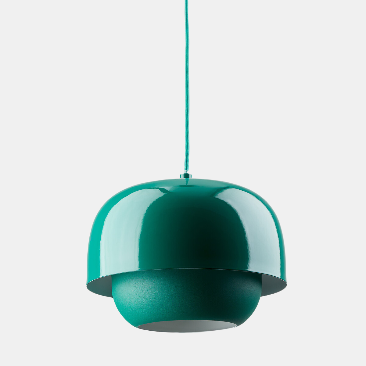 Orbit Sleek Dual-Layer Metal Pendant Lamp – Elegant Ambient Lighting for Dining Rooms