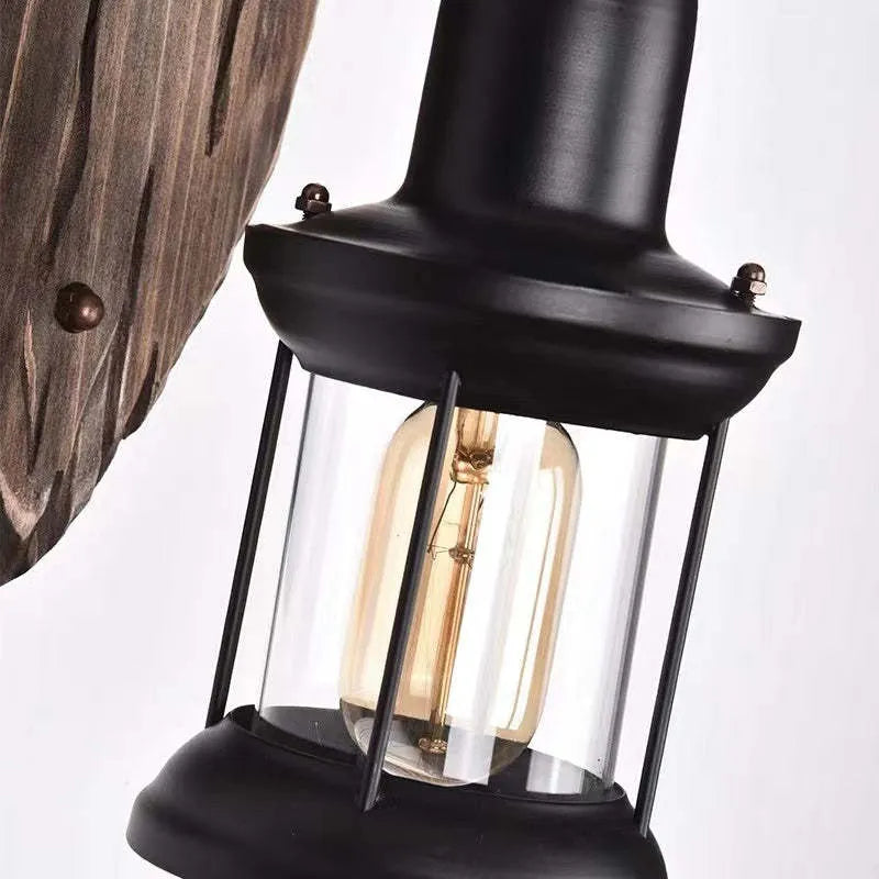 Austin Vintage Lantern Metal Classic Industrial Wall Lamp - Lamp Copper