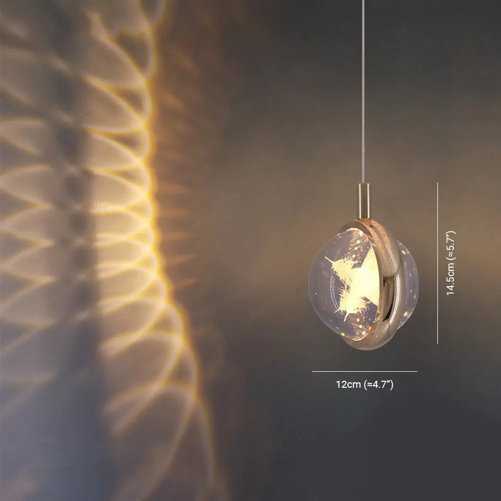 Kristy Morden Spherical Metal Pendant Light, Gold - Lamp Copper