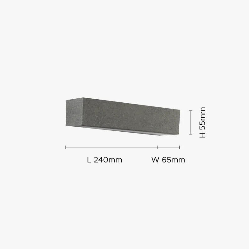 Fyra LED Outdoor Wall Lamp, Black & White - Lamp Copper