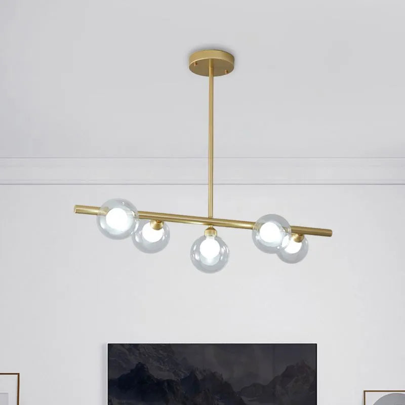 Zesty Linear Pendant Light - Lamp Copper