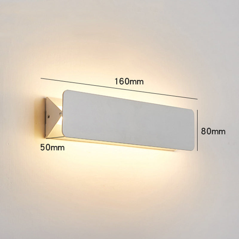 Arisha LED Metal Indoor Wall Lamp Rotatable, White - Lamp Copper