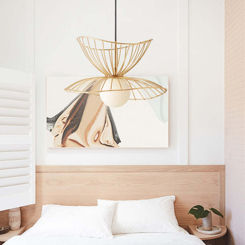 Ritta Pendant Light Modern, Metal, Gold/Black, Kitchen Island - Lamp Copper