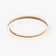 Tomo Flush Mount Ceiling Light Wood - Lamp Copper