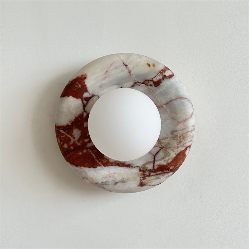 Avi Marble Indoor Wall Sconce - Lamp Copper