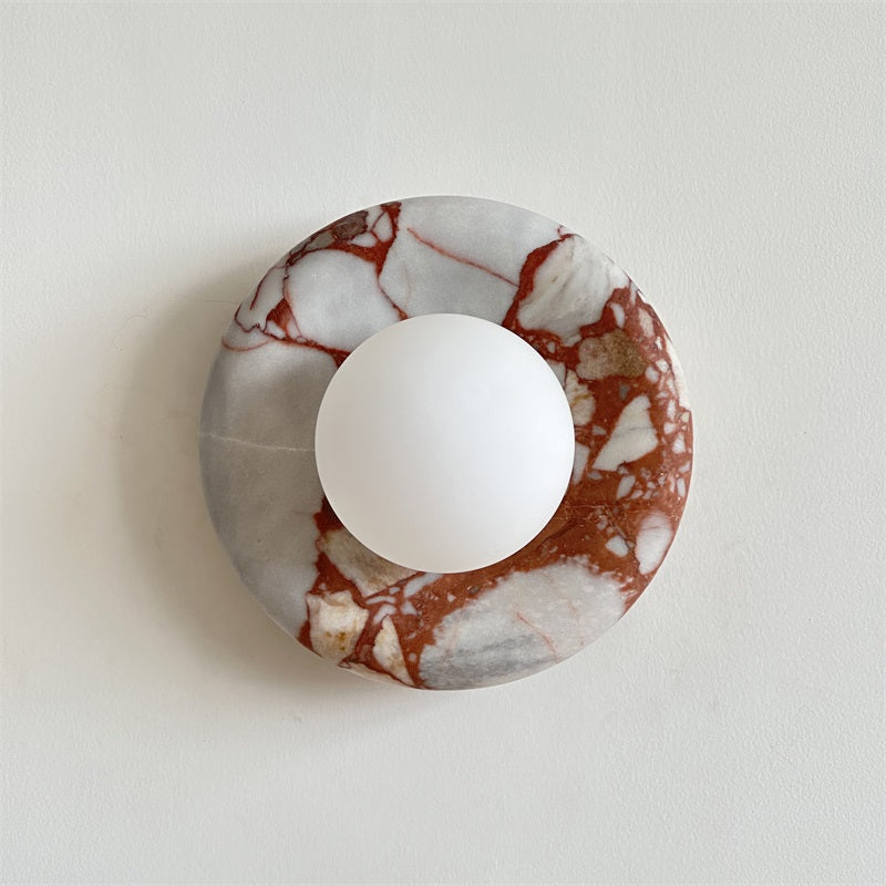 Avi Marble Indoor Wall Sconce - Lamp Copper