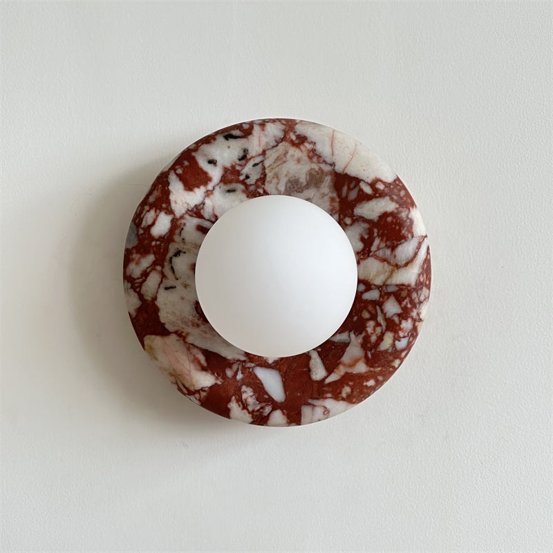 Avi Marble Indoor Wall Sconce - Lamp Copper