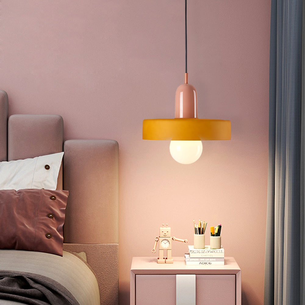 Jess Vintage Glass Pendant Light - Lamp Copper
