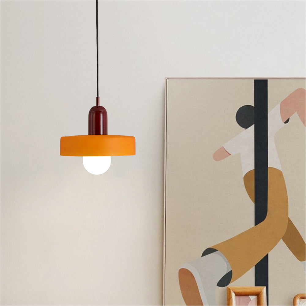 Jess Vintage Glass Pendant Light - Lamp Copper