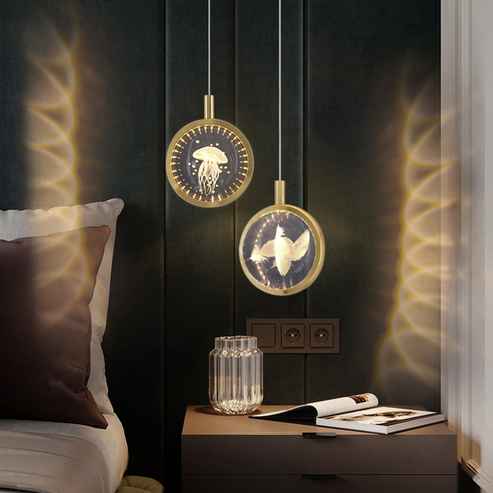 Kristy Morden Spherical Metal Pendant Light, Gold - Lamp Copper
