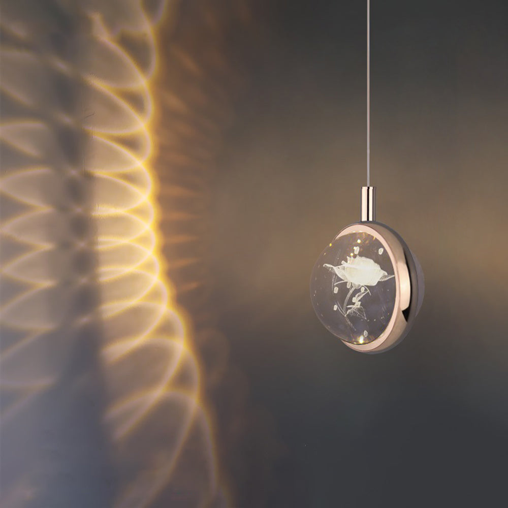 Kristy Morden Spherical Metal Pendant Light, Gold - Lamp Copper
