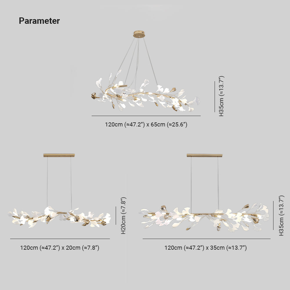 Olivia Modern Art Deco Metal & Ceramic Chandelier, Gold - Lamp Copper