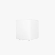 Ray Minimalist Square Acrylic Outdoor Ground Lamp, White - Lamp Copper