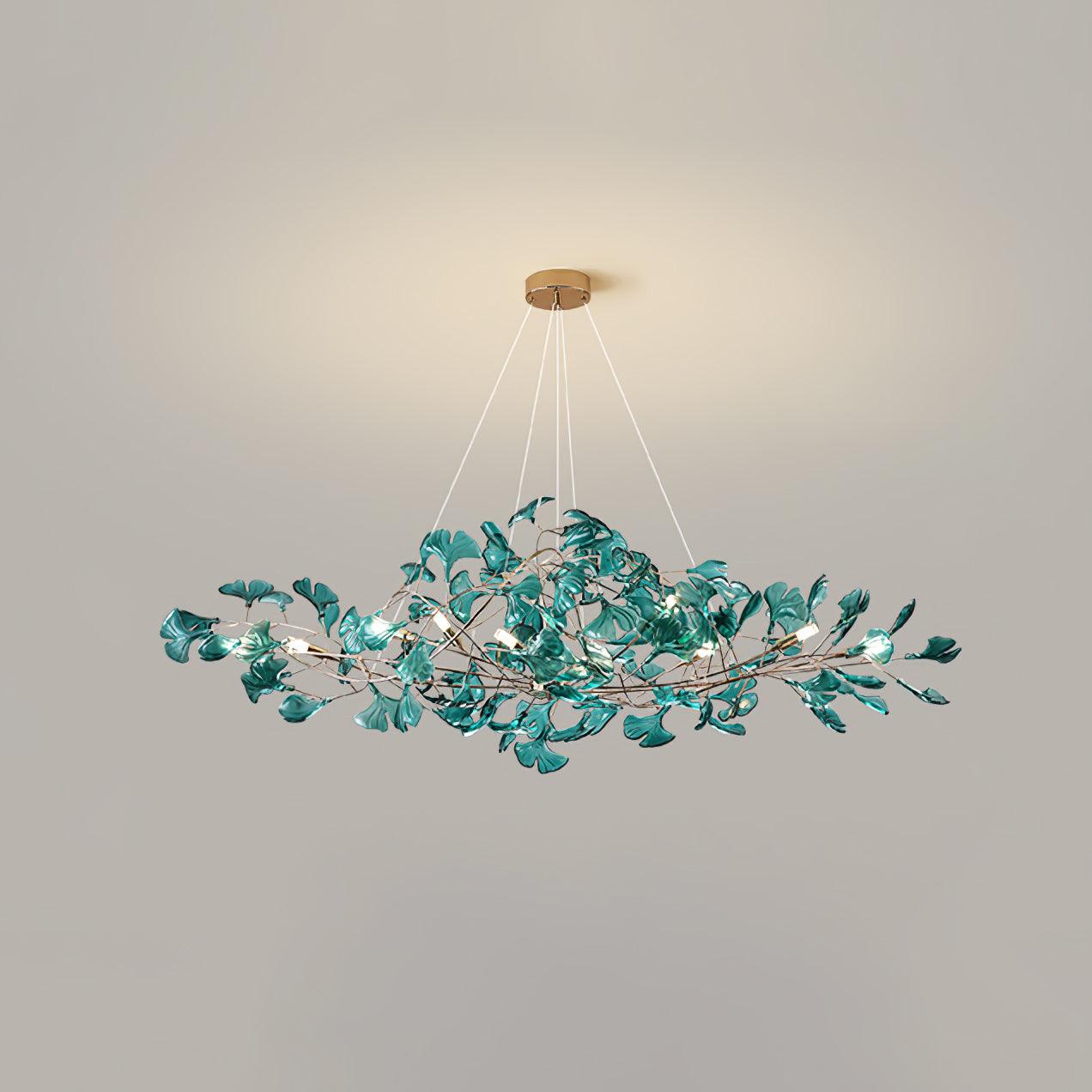 Ava Ginkgo Chandeliers - Lamp Copper