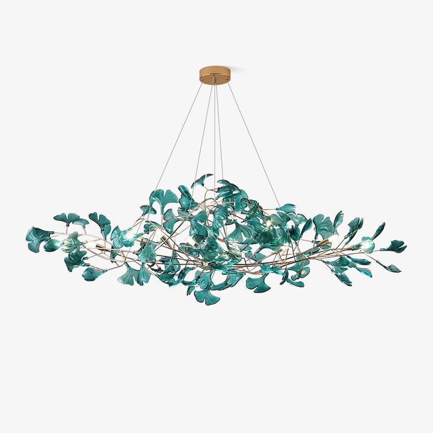 Ava Ginkgo Chandeliers - Lamp Copper