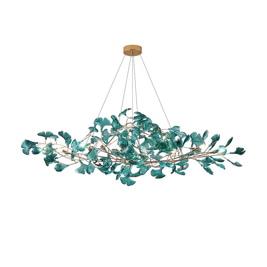 Ava Ginkgo Chandeliers - Lamp Copper