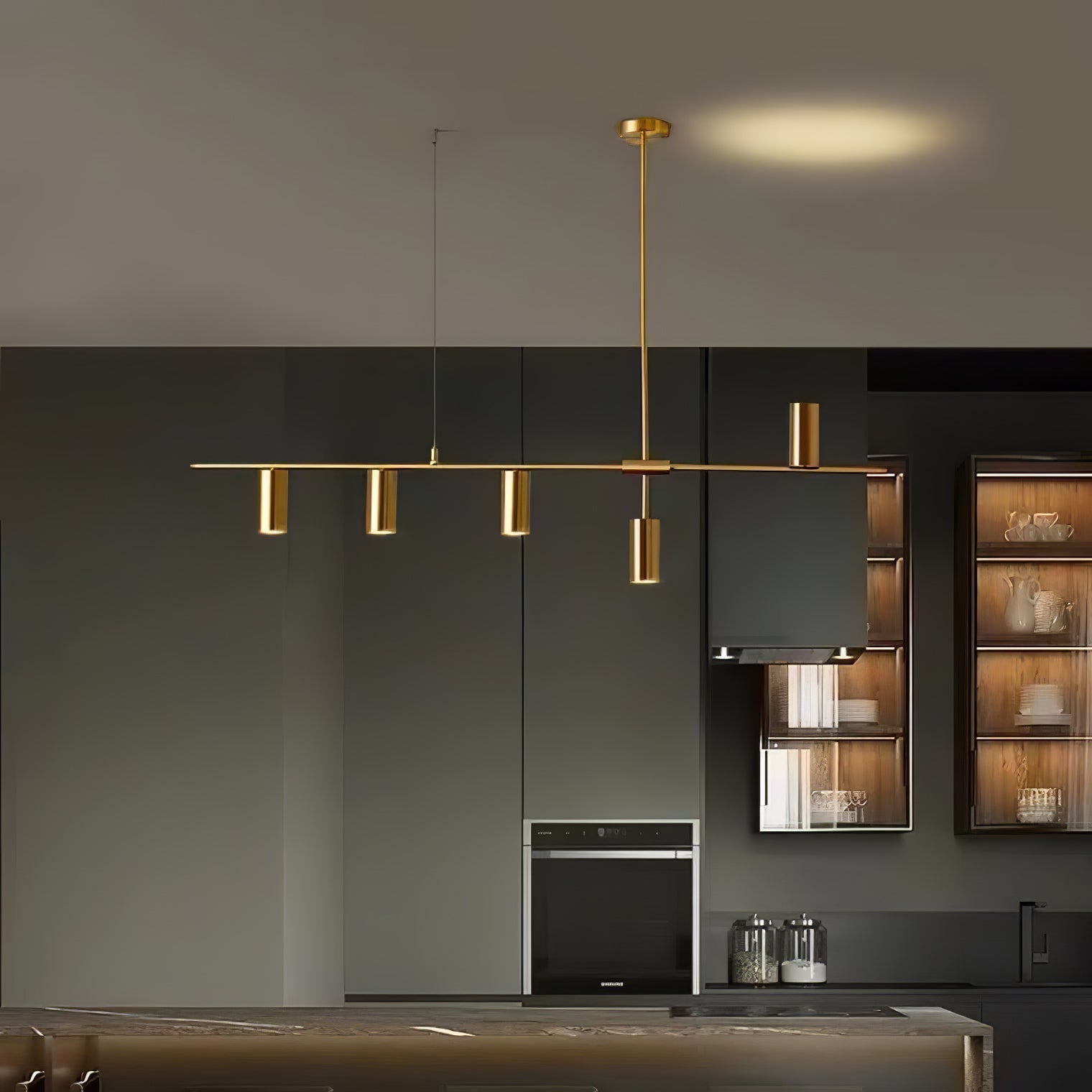Urix Linear Pendant Lights - Lamp Copper