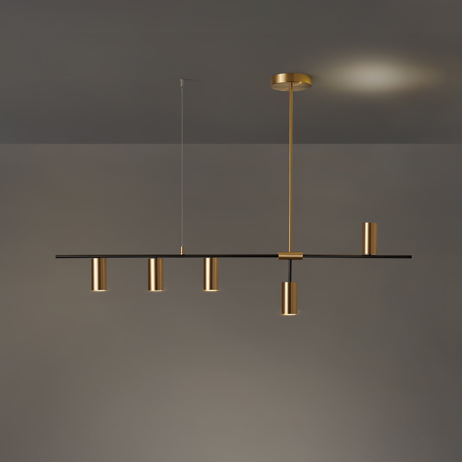 Urix Linear Pendant Lights - Lamp Copper