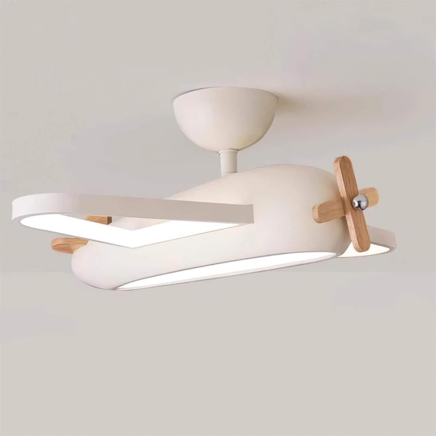 Ceiling Lamp Airplane for Kids’ Room with Playful Charm - Lamp Copper