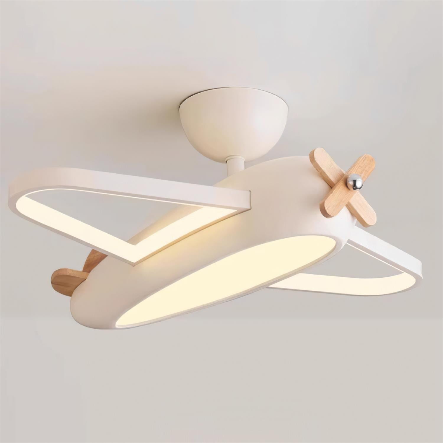 Ceiling Lamp Airplane for Kids’ Room with Playful Charm - Lamp Copper
