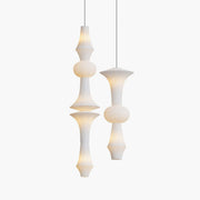 Zyora Sculptural Paper Pendant Lamp - Lamp Copper