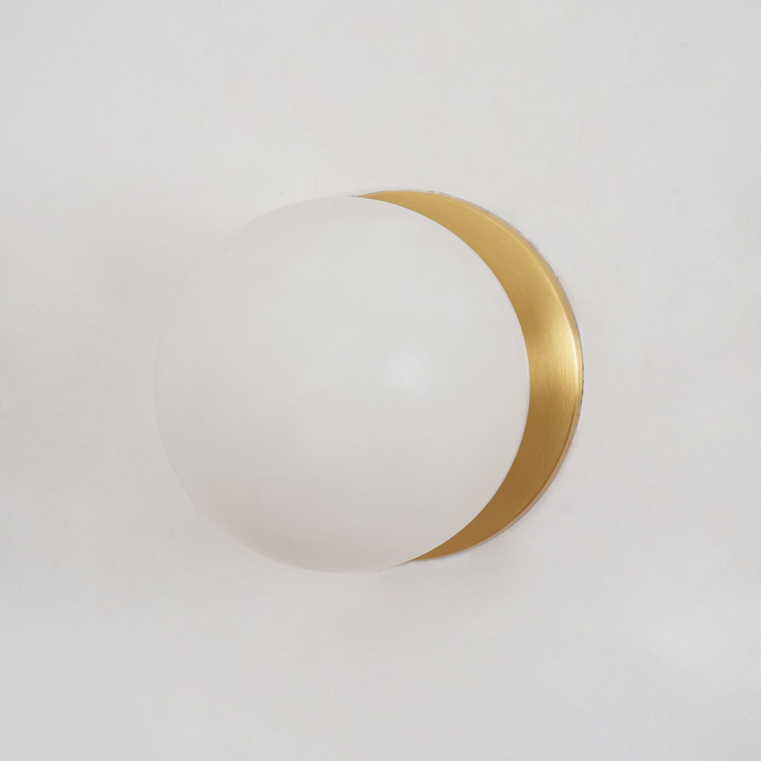 Lynq Alabaster Mini Orb Wall Lamp - Lamp Copper