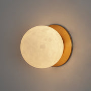 Lynq Alabaster Mini Orb Wall Lamp - Lamp Copper