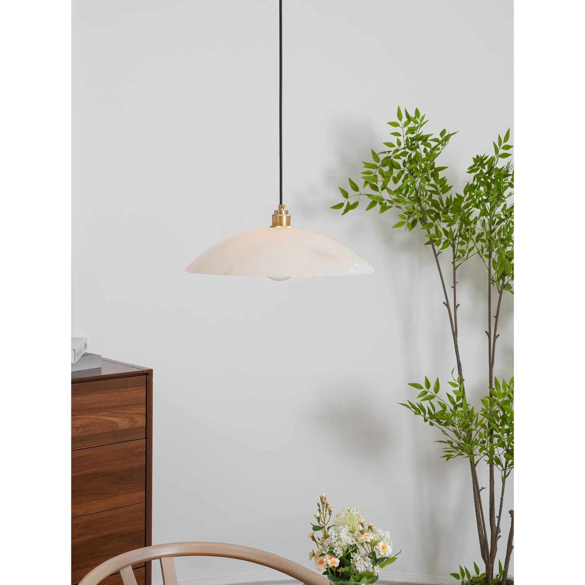 Ljomuvyd Individual Creativity Dome Metal Pendant Light - Lamp Copper