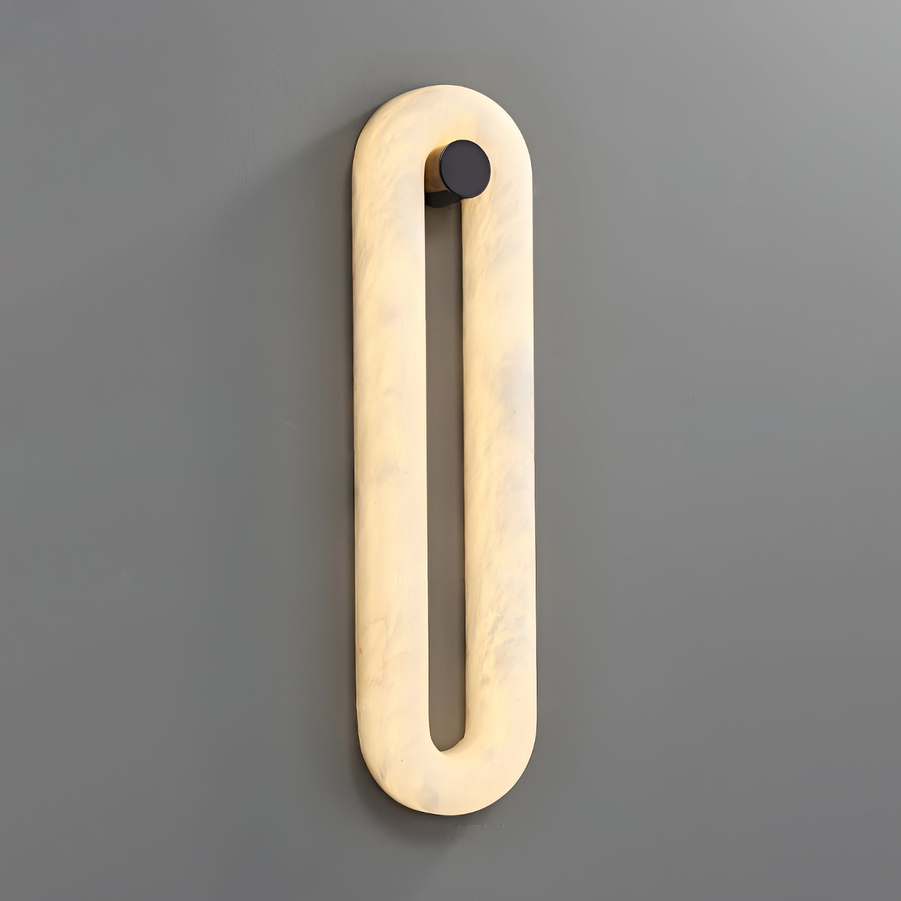 Aurea Modern Alabaster Wall Light - Lamp Copper