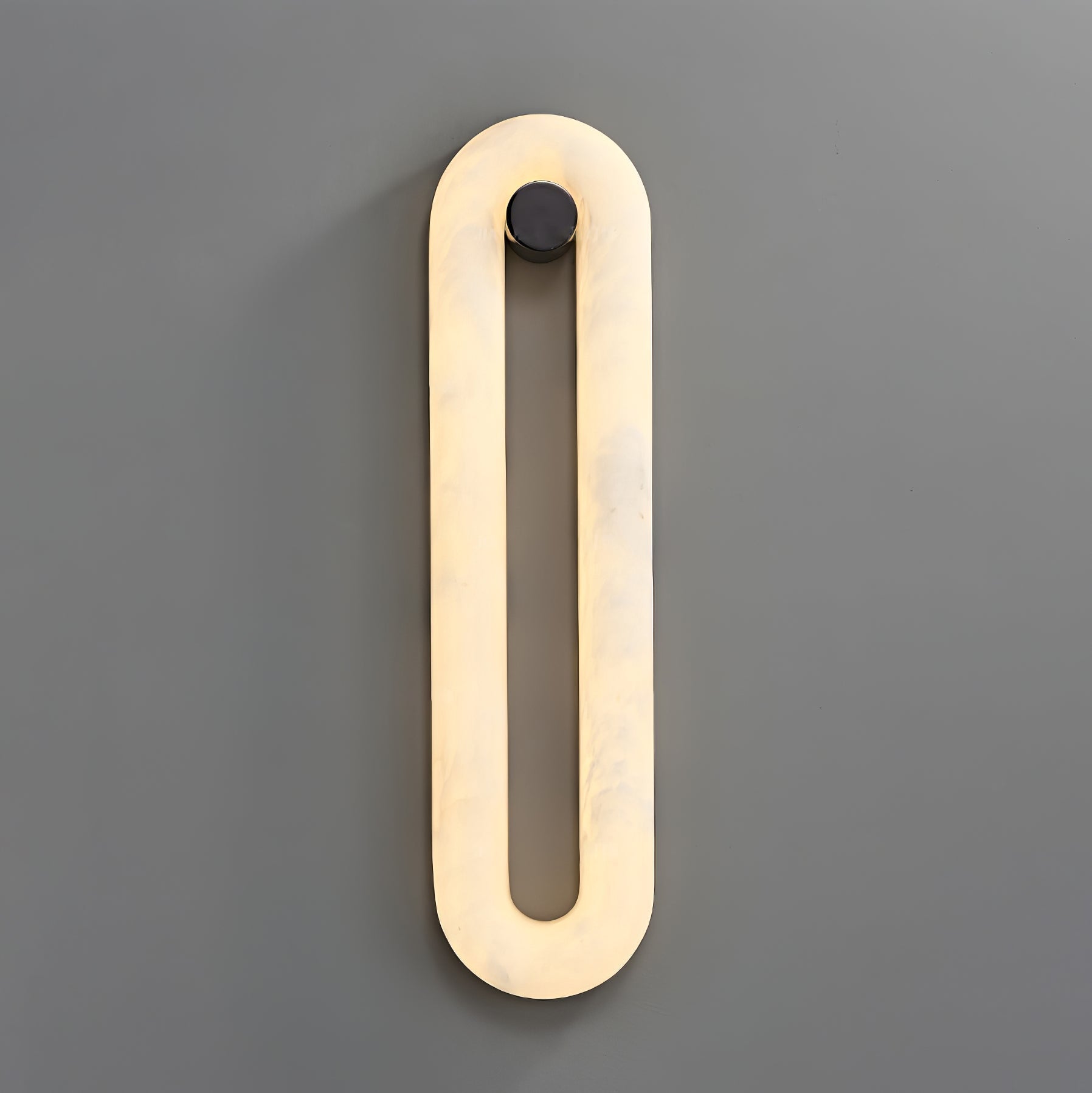 Aurea Modern Alabaster Wall Light - Lamp Copper