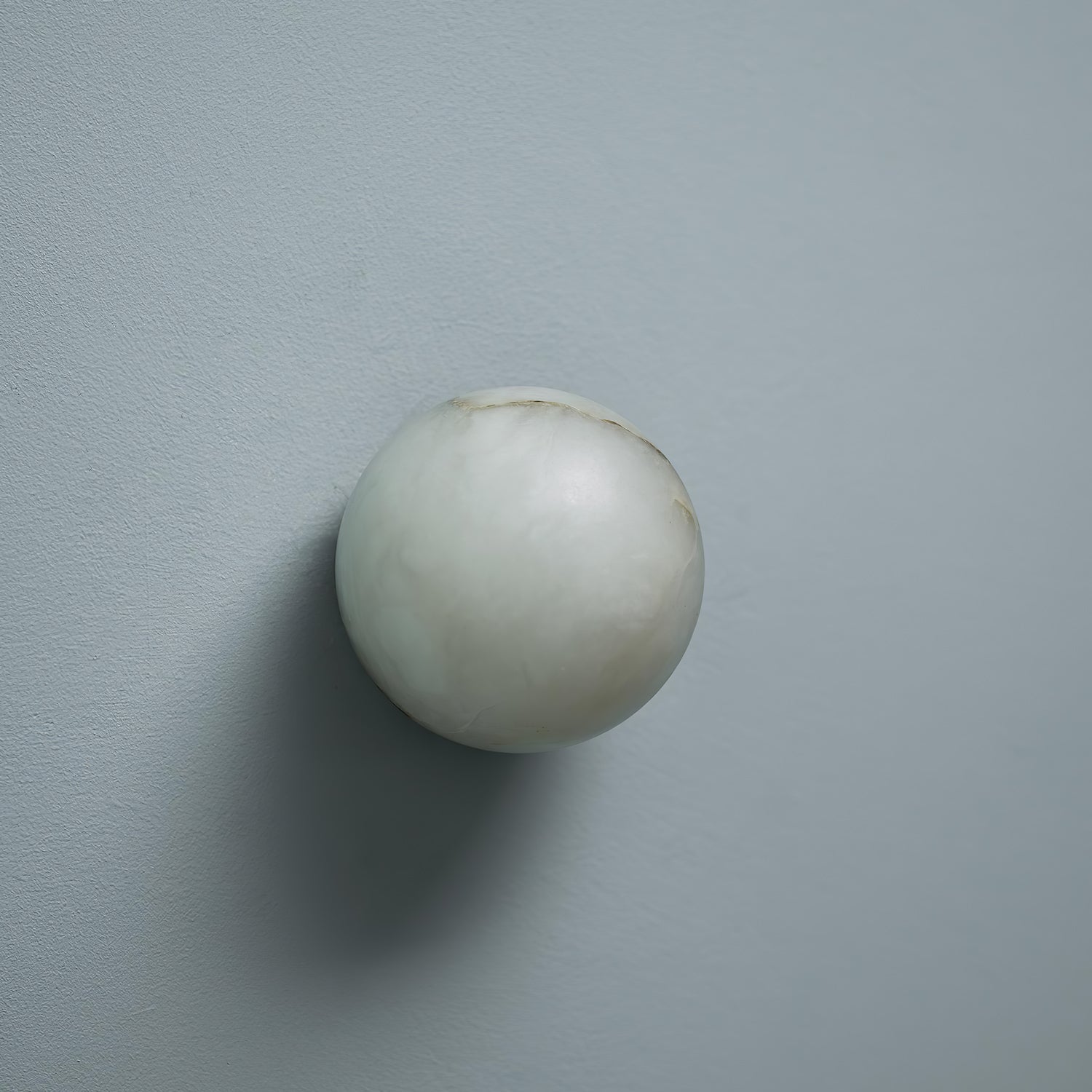 Lynq Alabaster Mini Orb Wall Lamp - Lamp Copper