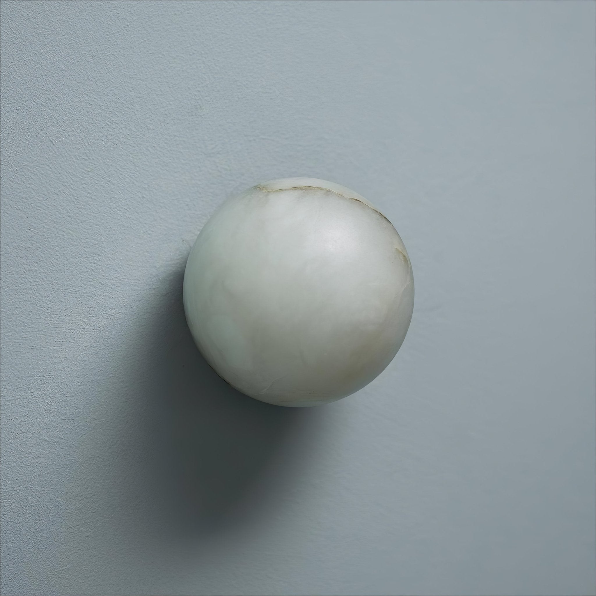 Lynq Alabaster Mini Orb Wall Lamp - Lamp Copper