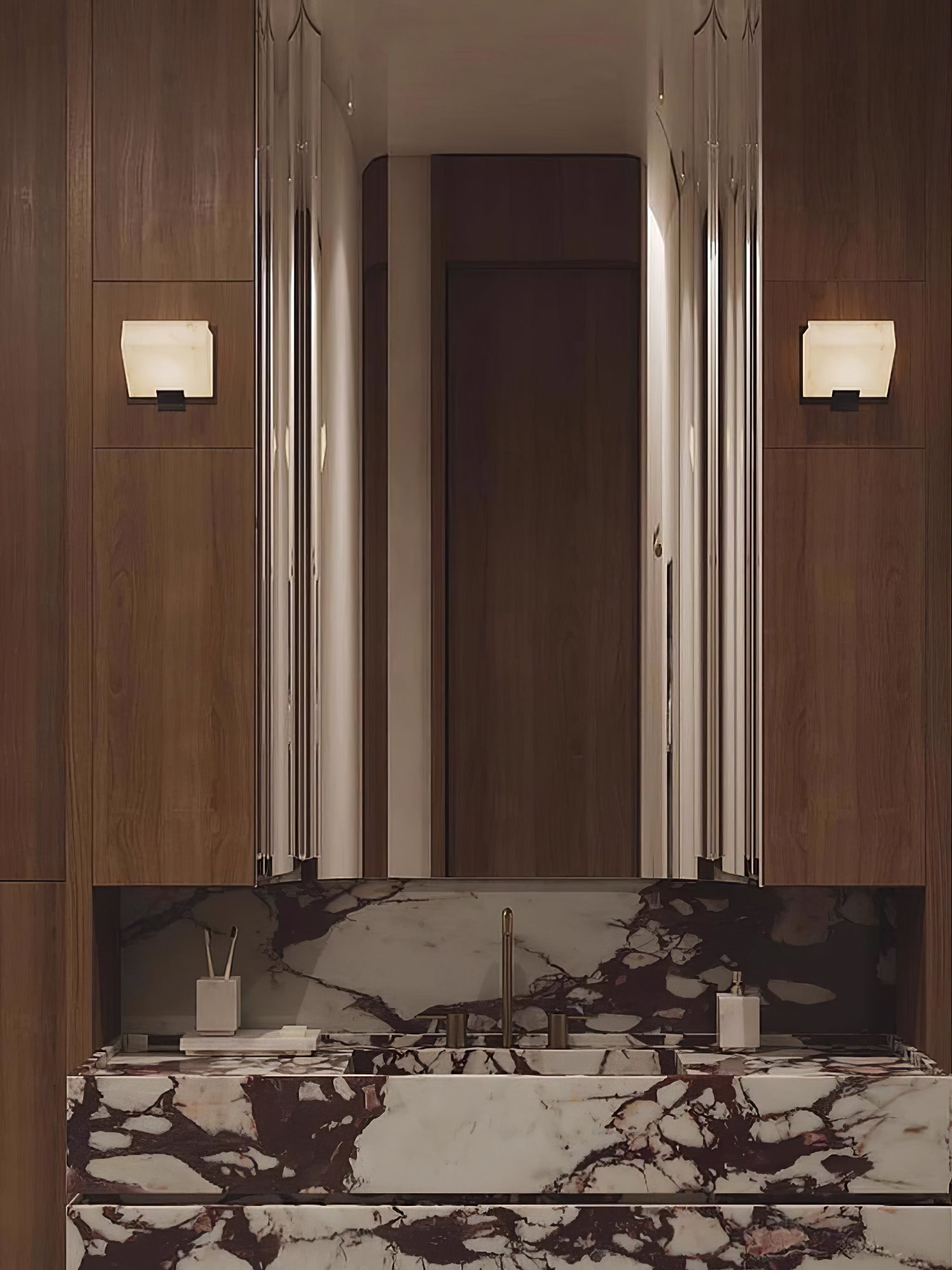 Vimiryra Alabaster Wall Light - Lamp Copper
