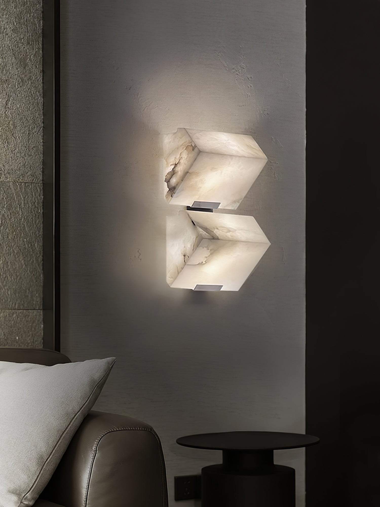 Vimiryra Alabaster Wall Light - Lamp Copper