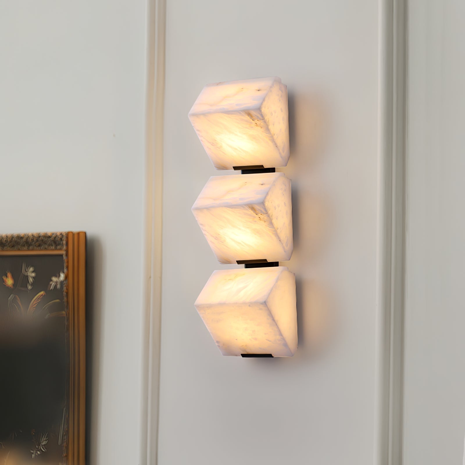 Vimiryra Alabaster Wall Light - Lamp Copper