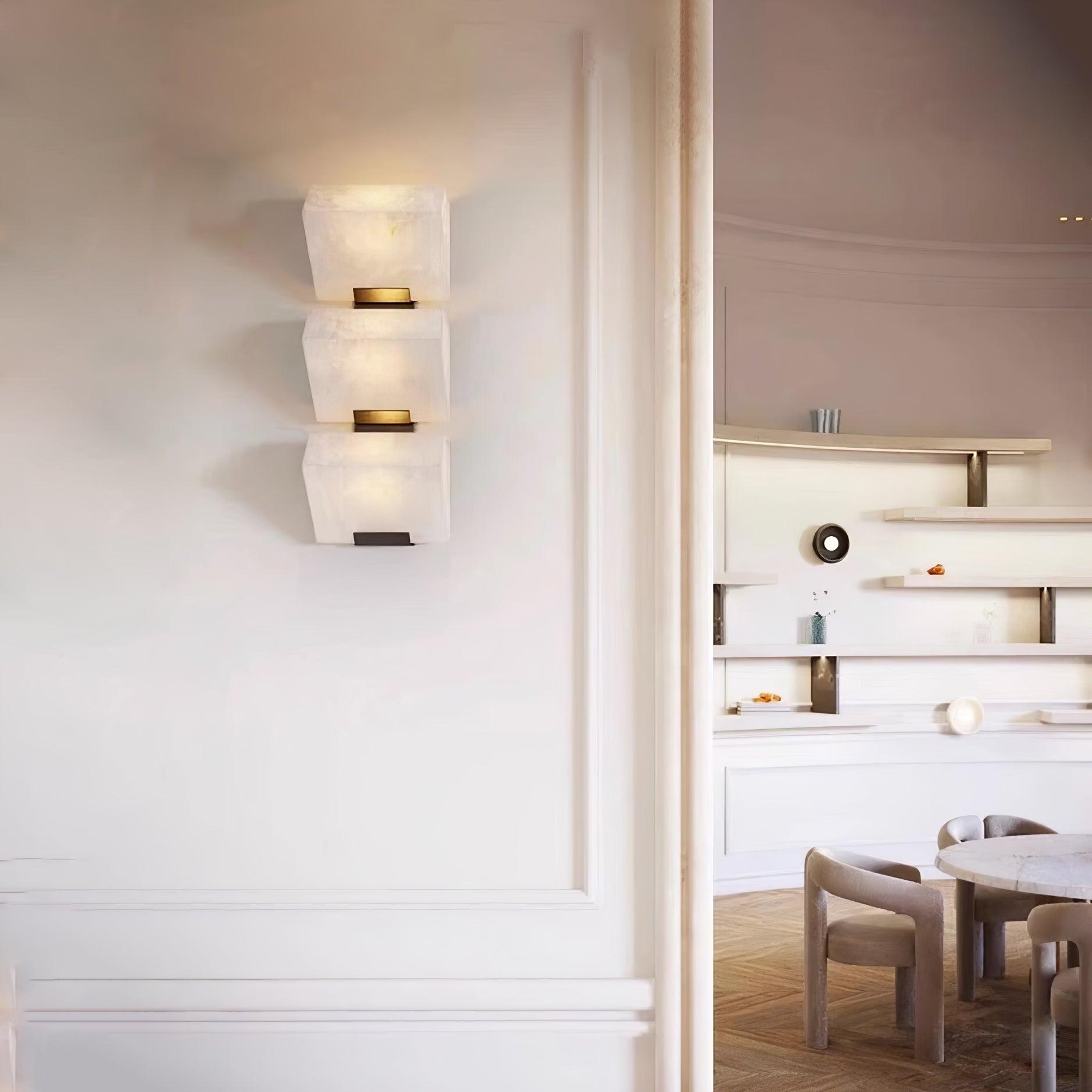 Vimiryra Alabaster Wall Light - Lamp Copper