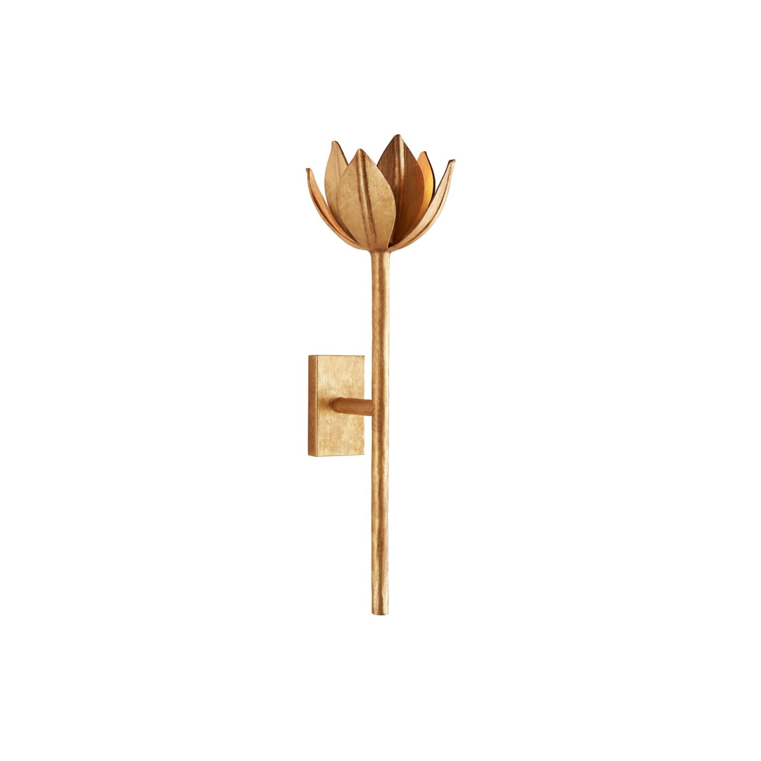 Quina Wall Lamp Flower - Lamp Copper